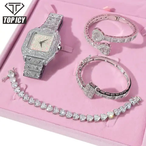 Ensemble montre-bracelet femme