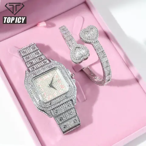 Ensemble montre-bracelet femme