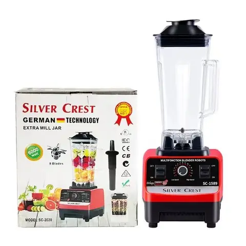 Mélangeur robuste de qualité commerciale, 4500W, presse-agrumes, robot culinaire haute puissance, glace, Smoothie, Bar, mélangeur de fruits, écrasement de jus