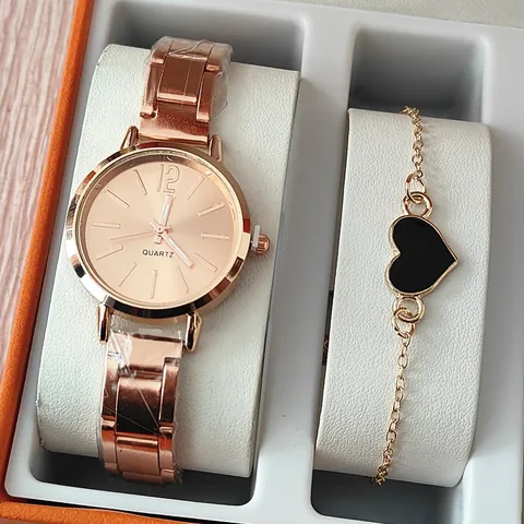 Chaude de luxe femmes rose montre de mode....