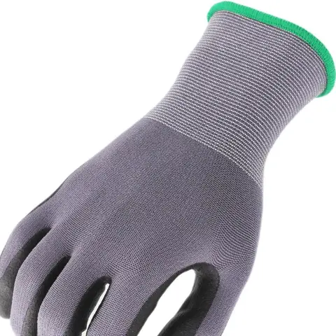 Gants de travail de sécurité en mousse nitrile