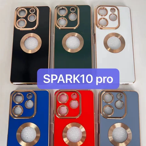 Plus récent motif CD étui en TPU pour techno spark10