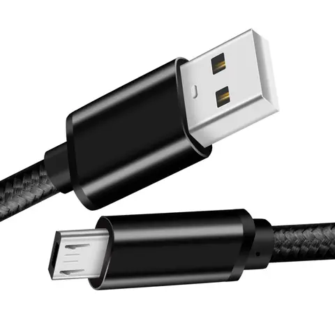 Tresse câble V8 micro USB.