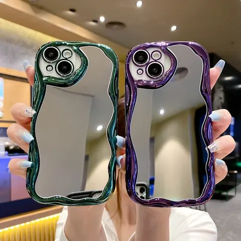 Coques de téléphone de luxe miroir pour iphone 11 12 13 14 15 pro max.