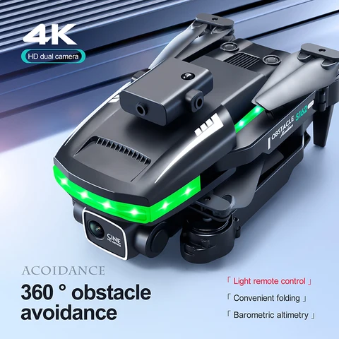 Vente chaude S162 drone 4k Hd double caméra lumière LED wifi Fpv