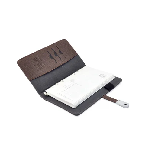 Batterie externe en cuir avec logo personnalisé,A6 accessoires numérique pour ordinateur portable avec clé USB.