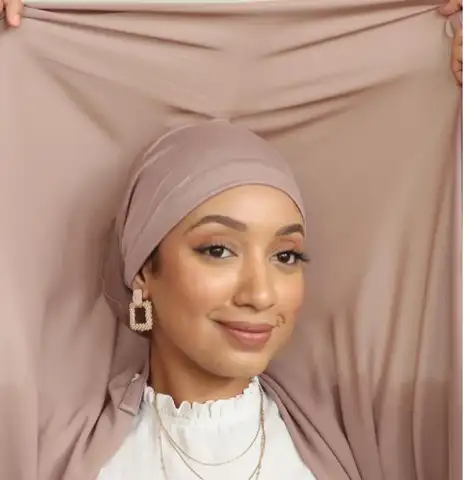 Foulards hijab en mousseline de soie pour femme