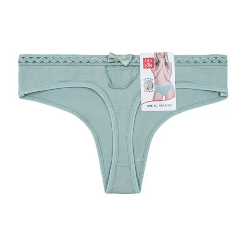 Sous-vêtements couleur unie pour femme string