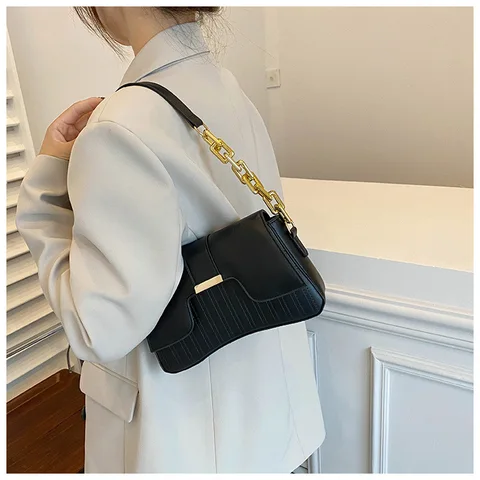 Nouvelle mode femme sac à main à la mode en cuir PU épaule sous les bras