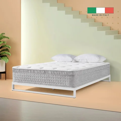 Matelas Queen, matelas en mousse à mémoire de forme infusée de gel avec poche cool Andy euro top design royaume-uni