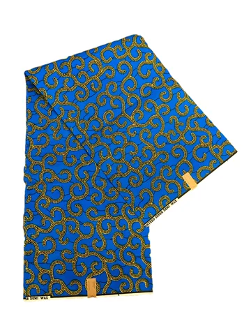 Pagne africain cire impression polyester imprimé tissu pour vêtements.