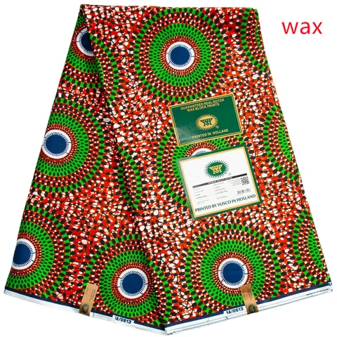 Tissu de cire nigérian Ankara garanti 100% coton doux coudre tissu artisanat africain vraie cire pour les robes de femmes