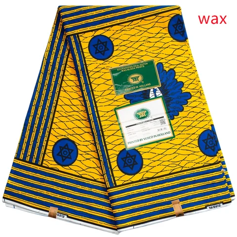 Tissu de cire nigérian Ankara garanti 100% coton doux coudre tissu artisanat africain vraie cire pour les robes de femmes