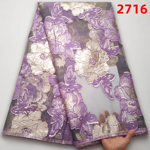 Mode africaine dentelle brocart jacquard tissu floral maille broderie dorure jacquard français dentelle tissu pour robe de mariée