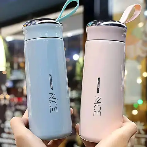 Thermos en acier inoxydable avec logo personnalisé tasse à vide.