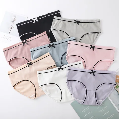 adolescents, sous -vêtements mignons avec nœud papillon, culotte Sexy pour filles mûres