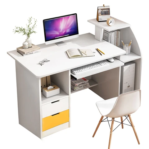 Bureau d'ordinateur simple, petite table pour chambre à coucher