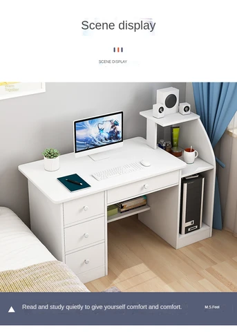 Bureau d'ordinateur simple, petite table pour chambre à coucher