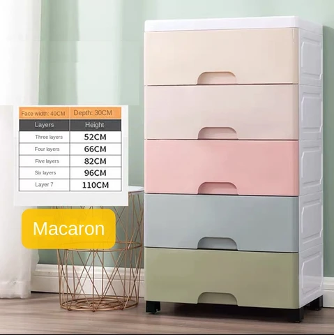 Jouet en plastique tiroir armoire de rangement pour vêtements enfants