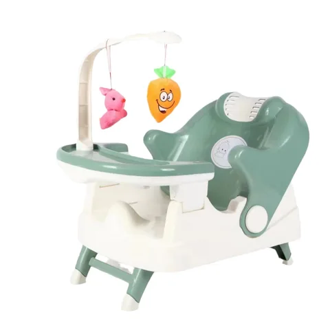 Chaise de salle à manger pour bébé, plaque amovible, pliable, portable, antidérapante, chaise de lavage, avec jouets