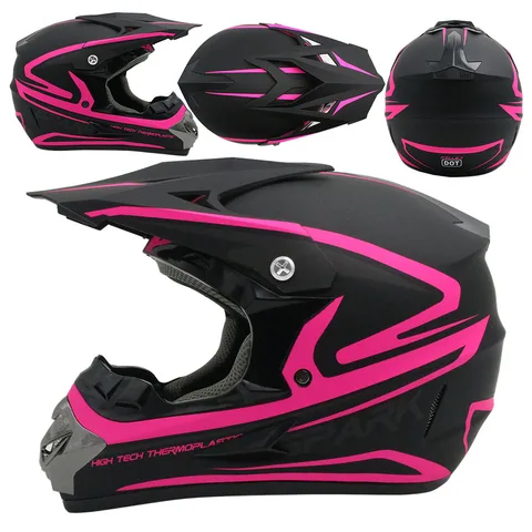 Casque de motocross de course