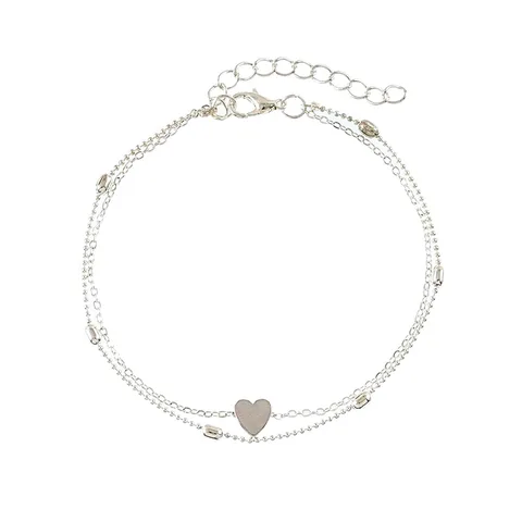 Bracelet de cheville superposés pour femme