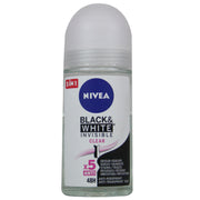 NIVEA - Déodorant roll on black & white invisible clear 50ml-Côte d'Ivoire