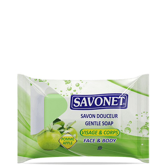 SAVONET - Savon douceur visage et corps pomme 120g-Côte d'Ivoire