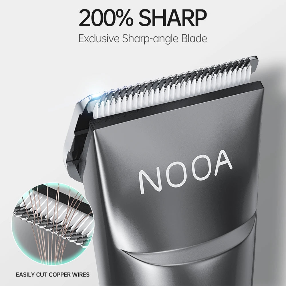 NOOA Rechargeable Electric Hair Clipper Trimmer For Men professional beard trimmer Cordless Barber machine electric razor man