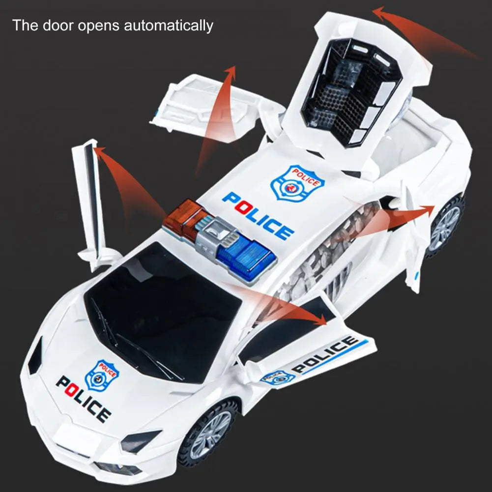 Electric Dancing Deformation Rotating Universal Police Car Toy Car Boy Toy Child Kid Girl Car Christmas Birthday Gift