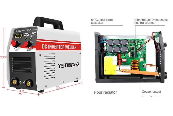 2In1 ARC/TIG IGBT Inverter Arc Electric Welding Machine 220V 250A MMA Welders Power Tools