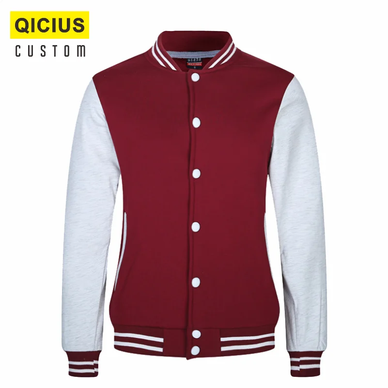 Men's Baseball Uniform Jacket Custom Printed Embroidered Jacket Letter Street Clothing Campus Group Class Uniform Jaquetas