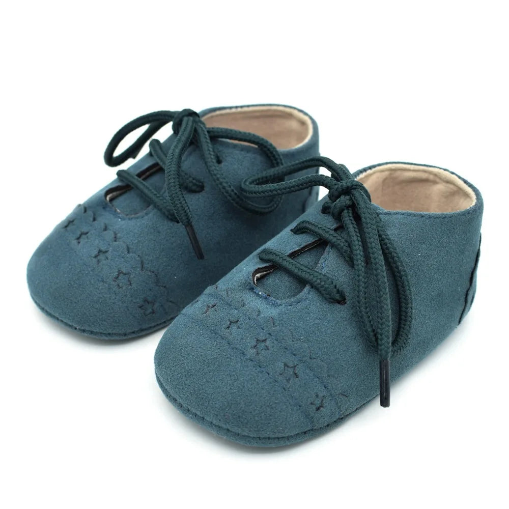 Baby Moccasins Nubuck Leather Soft Bottom Shoes First Walkers Baby Girls Crib Shoes Newborns  Boys Baby Sneakers Kids Footwear