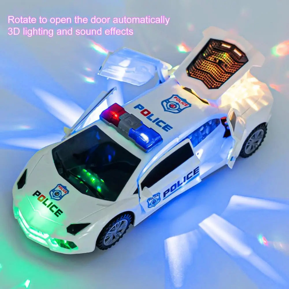 Electric Dancing Deformation Rotating Universal Police Car Toy Car Boy Toy Child Kid Girl Car Christmas Birthday Gift