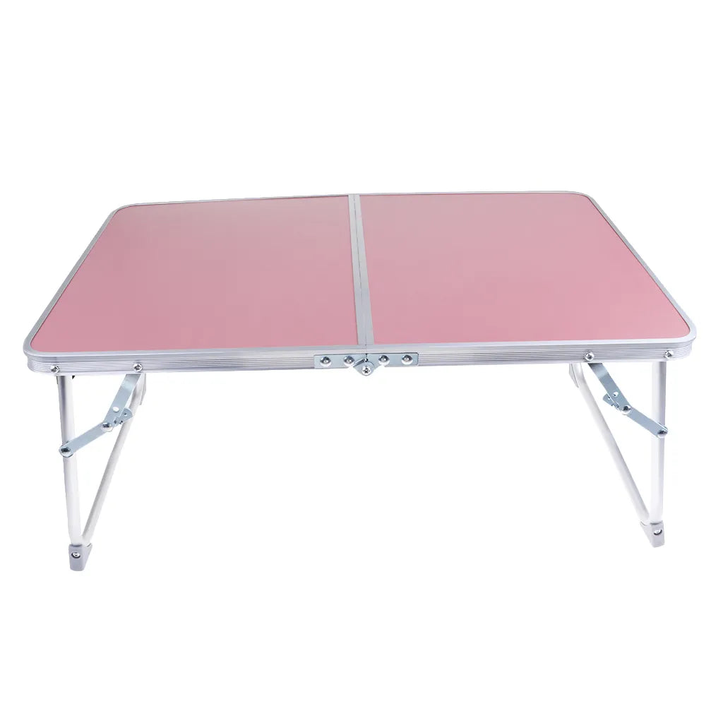 Aluminum Camping Folding Table Breakfast Serving Bed Tray Portable Picnic Table for Camping Hiking Outdoor Tools