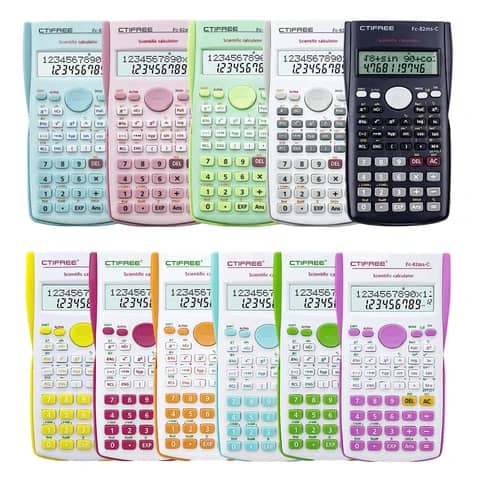 Calculatrice scientifique multifonction pour étudiant.