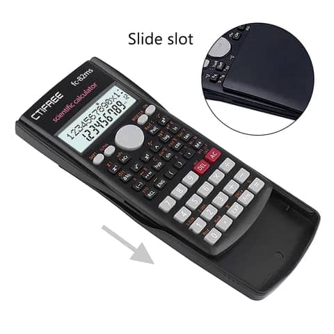 Calculatrice scientifique multifonction pour étudiant.