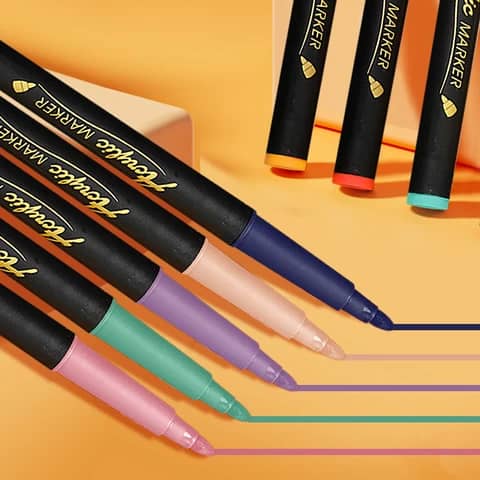 Marqueurs d'art de 36 couleurs stylos fineliner pour étudiants.