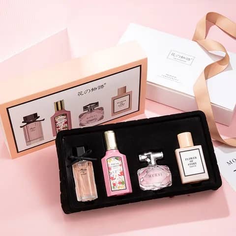 Fleur monogatari ensemble de parfum pour femme coffret cadeau parfum léger frais et durable