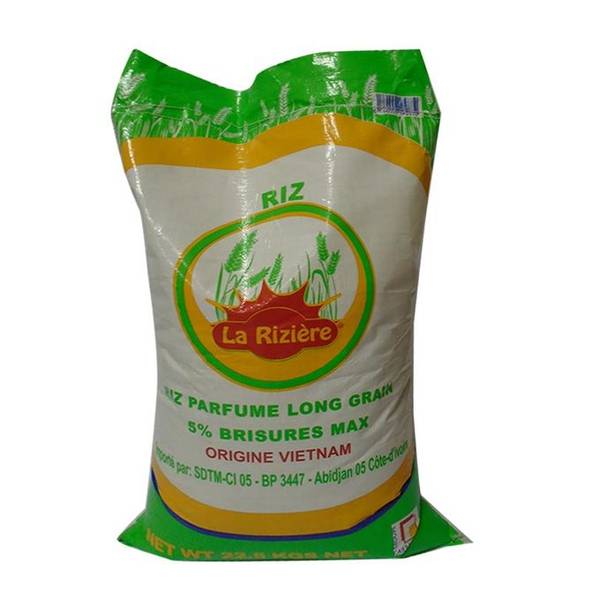 LA RIZIERE - Riz vietnamien long grain parfumé 22,5kg-Côte d'Ivoire