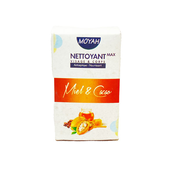 MOYAH - Savon nettoyant au miel et cacao 200g-Côte d'Ivoire