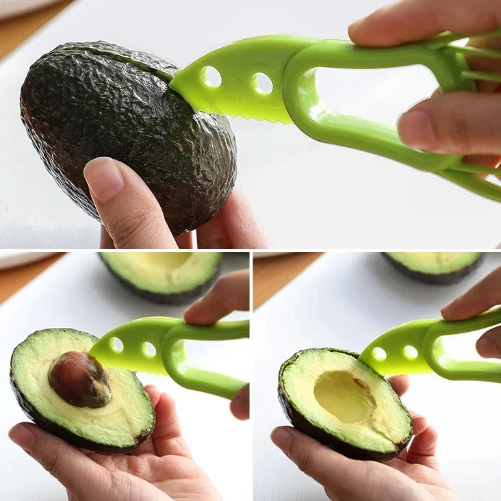 Creative Avocado Cutter Shea Corer Butter Pitaya Kiwi Peeler Slicer Banana Cutting Special Knife Kitchen Veggie Fruit Tools