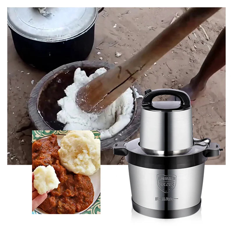 6L FuFu Pounding Machine Commercial Electrical Meat Grinder_Yu Sweetie