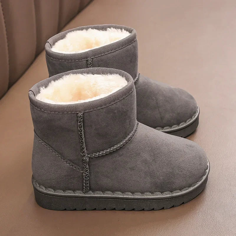 Mode enfants chaussures décontractées filles garçons coton bottes de neige chaud enfants bottes garçon hiver coton chaussures baskets