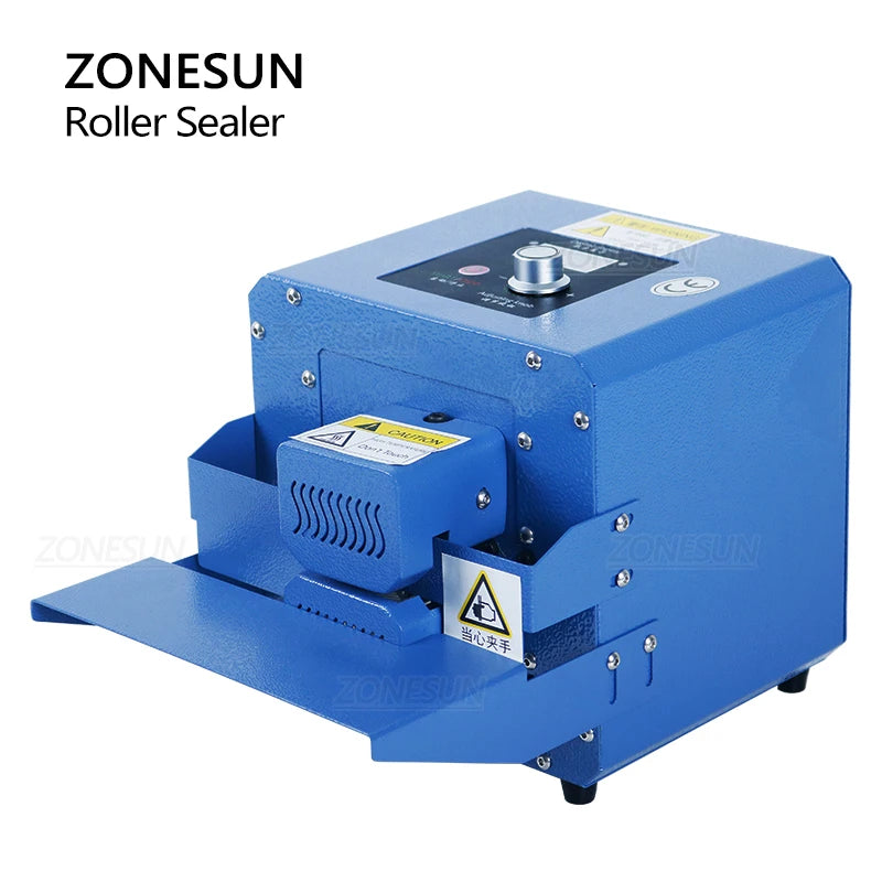 ZONESUN ZS-GLF1P Mini Aluminum Foil Plastic Film PE Coated Paper Bag Sealer Roller Sealing Machine