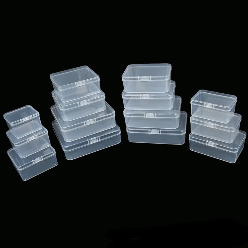 Transparent PP plastic box rectangular square  jointed packaging box