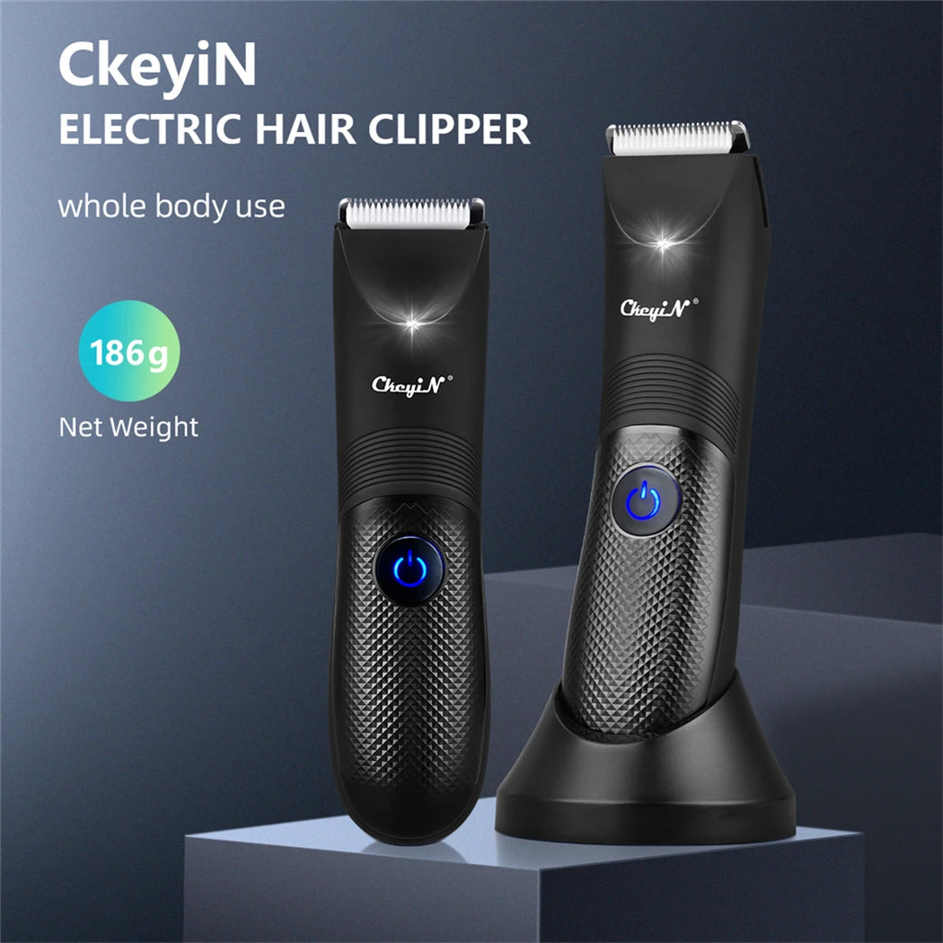 CkeyiN Hair Clipper Electric Hair Trimmer Cordless Shaver Trimmer Men Barber Hair Cutting Machine for Men USB Rechargeable Razor