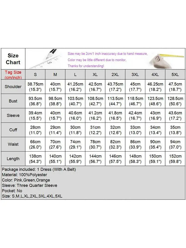 2023 Spring Dress For Women Dot Printed Half Sleeve High Waist Full Length Dress 2023 VONDA Elegant Evening Party Vestidos Femme