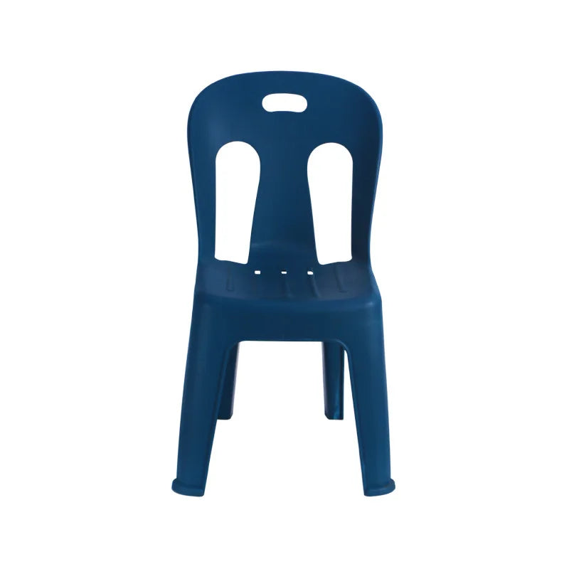 128Plastic chair thickened Nordic leisure home dining chair adult backrest chair outdoor food stall armless table and chair