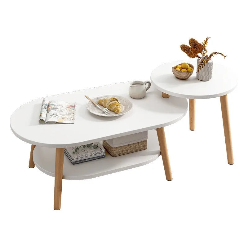 IHOME 60cm Table d'appoint petite famille salon Table à thé Simple Table moderne chambre Table de rangement ménage petite Table à thé nouveau